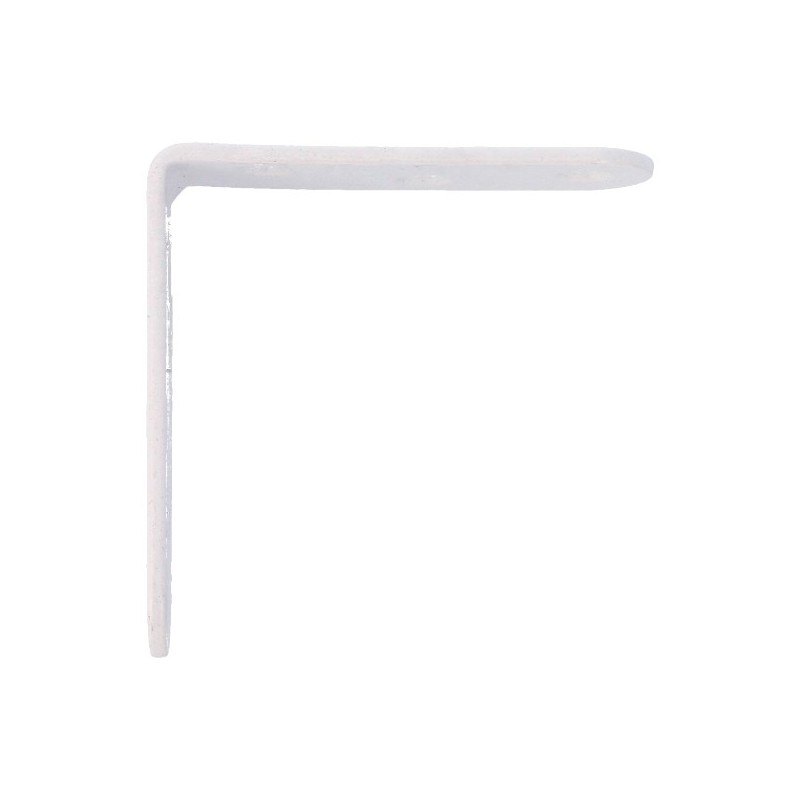 AMIG 19940  
 Ángulo 3  
 60 x 19 x 2 mm  
 Acero  
 Blanco