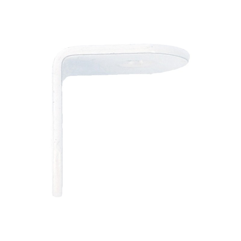 AMIG 19943  
 Ángulo 3  
 20 x 16 x 1,5 mm  
 Acero  
 Blanco