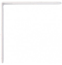 AMIG 19949  
 Ángulo 3  
 100 x 19 x 2 mm  
 Acero  
 Blanco