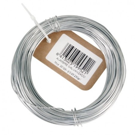 AMIG 19953  
 Alambre galvanizado 30129  
 Ø0,7 mm x 75 m  
 Acero  
 Galvanizado
