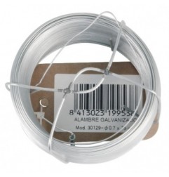 AMIG 19956  
 Alambre galvanizado 30129  
 Ø1,3 mm x 40 m  
 Acero  
 Galvanizado
