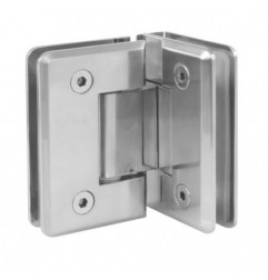AMIG 19958  
 Bisagra de ducha B  
 88 x 54 mm  
 Zamak  
 Níquel mate
