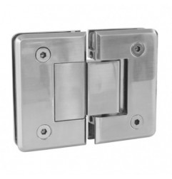 AMIG 19959  
 Bisagra de ducha C  
 88 x 54 mm  
 Zamak  
 Níquel mate
