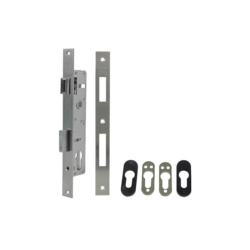 AMIG 19960  
 Cerradura 720E  
 22 mm  
 Acero inoxidable 18/8  
 Mate