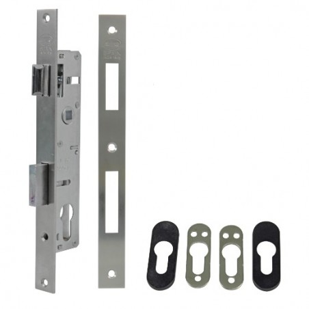 AMIG 19960  
 Cerradura 720E  
 22 mm  
 Acero inoxidable 18/8  
 Mate
