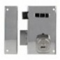 AMIG 19997  
 Cerradura sobreponer 76  
 67 x 112 mm  
 Acero  
 Cromado brillo - Izquierda