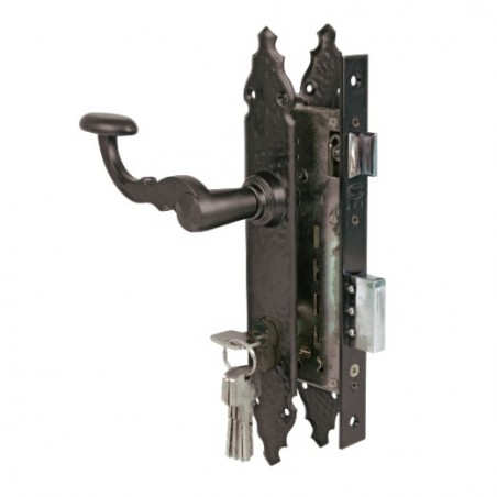 AMIG 20038  
 Kit cerradura madera + manilla 340N2R  
 Mate