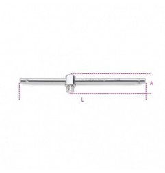 910/42 Mango corredizo en T de 3/8&quot,, cromado