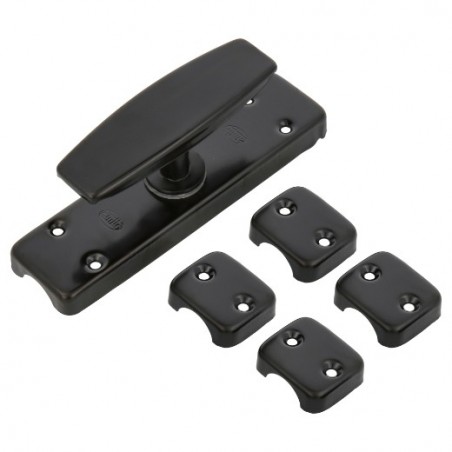 AMIG 20143  
 Falleba 19  
 126 x 32 mm  
 Latón  
 Negro mate