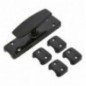 AMIG 20143  
 Falleba 19  
 126 x 32 mm  
 Latón  
 Negro mate