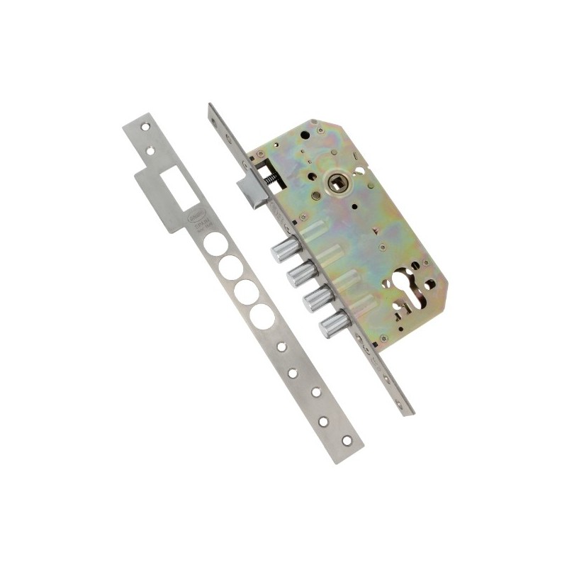 AMIG 20170  
 Cerradura 100 BASE  
 50/85  
 Acero inoxidable 18/8  
 Mate