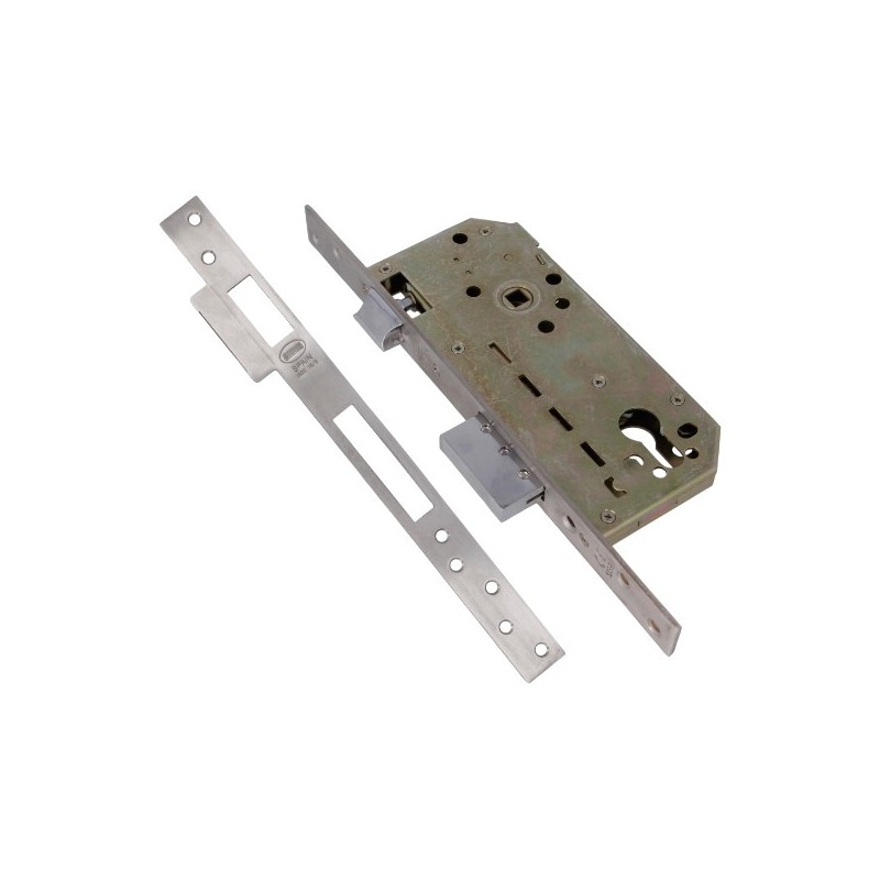 AMIG 20172  
 Cerradura 200 BASE  
 50/85  
 Acero inoxidable 18/8  
 Mate