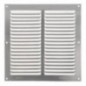 AMIG 20182  
 Rejilla ventilación 3  
 200 x 200 mm  
 Aluminio  
 Plata