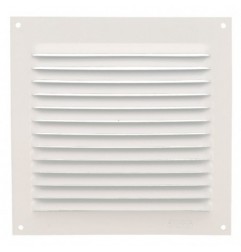 AMIG 20183  
 Rejilla ventilación 3  
 150 x 150 mm  
 Aluminio  
 Blanco