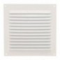 AMIG 20183  
 Rejilla ventilación 3  
 150 x 150 mm  
 Aluminio  
 Blanco