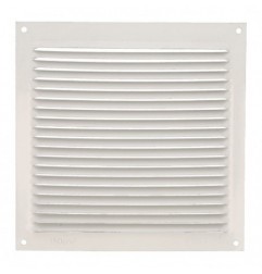 AMIG 20185  
 Rejilla ventilación 3  
 170 x 170 mm  
 Aluminio  
 Blanco