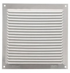AMIG 20190  
 Rejilla ventilación 3  
 170 x 170 mm  
 Aluminio  
 Plata