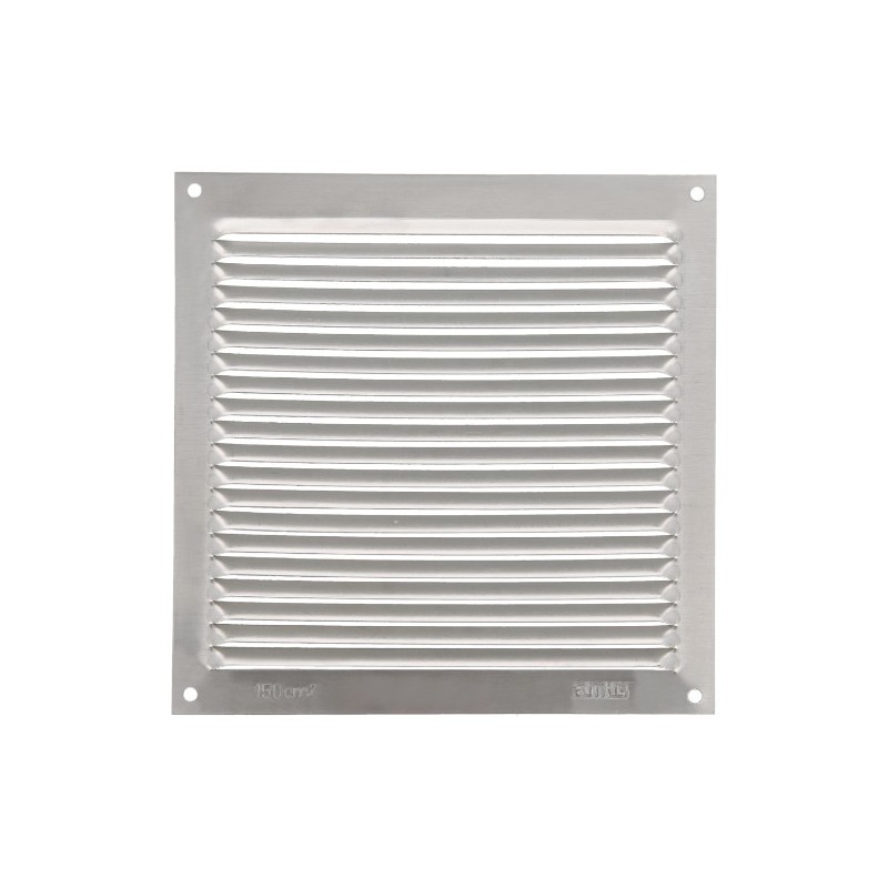 AMIG 20190  
 Rejilla ventilación 3  
 170 x 170 mm  
 Aluminio  
 Plata