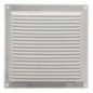 AMIG 20190  
 Rejilla ventilación 3  
 170 x 170 mm  
 Aluminio  
 Plata