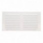 AMIG 20194  
 Rejilla ventilación 3  
 150 x 300 mm  
 Aluminio  
 Blanco
