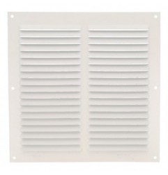 AMIG 20196  
 Rejilla ventilación 3  
 200 x 200 mm  
 Aluminio  
 Blanco