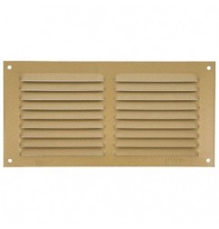 AMIG 20197  
 Rejilla ventilación 3  
 100 x 200 mm  
 Aluminio  
 Oro