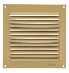 AMIG 20198  
 Rejilla ventilación 3  
 150 x 150 mm  
 Aluminio  
 Oro