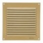 AMIG 20198  
 Rejilla ventilación 3  
 150 x 150 mm  
 Aluminio  
 Oro