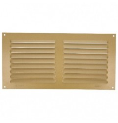 AMIG 20199  
 Rejilla ventilación 3  
 150 x 300 mm  
 Aluminio  
 Oro