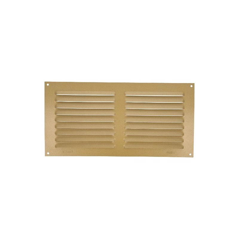 AMIG 20199  
 Rejilla ventilación 3  
 150 x 300 mm  
 Aluminio  
 Oro
