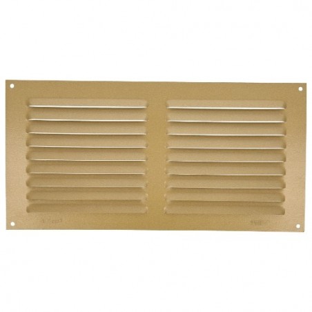 AMIG 20199  
 Rejilla ventilación 3  
 150 x 300 mm  
 Aluminio  
 Oro