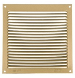 AMIG 20200  
 Rejilla ventilación 3  
 170 x 170 mm  
 Aluminio  
 Oro