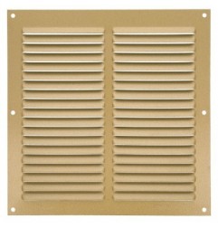 AMIG 20201  
 Rejilla ventilación 3  
 200 x 200 mm  
 Aluminio  
 Oro