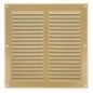 AMIG 20201  
 Rejilla ventilación 3  
 200 x 200 mm  
 Aluminio  
 Oro