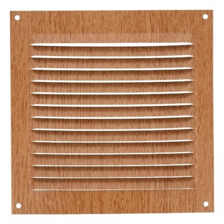 AMIG 20203  
 Rejilla ventilación 3  
 150 x 150 mm  
 Aluminio  
 Haya