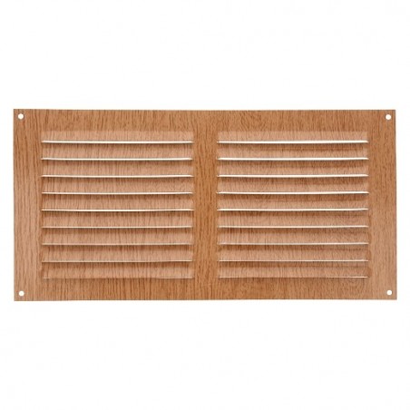 AMIG 20204  
 Rejilla ventilación 3  
 150 x 300 mm  
 Aluminio  
 Haya
