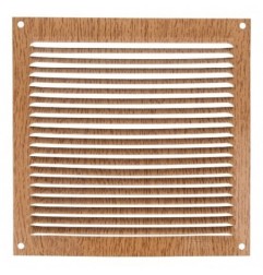 AMIG 20205  
 Rejilla ventilación 3  
 170 x 170 mm  
 Aluminio  
 Haya