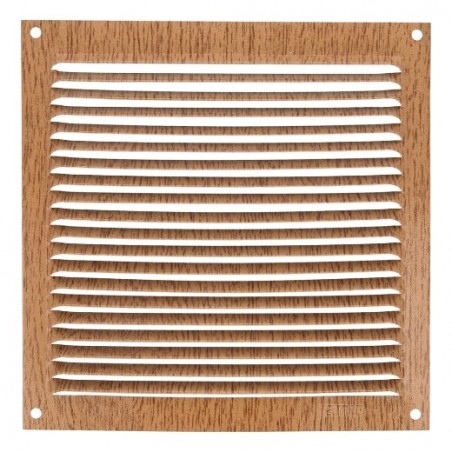 AMIG 20205  
 Rejilla ventilación 3  
 170 x 170 mm  
 Aluminio  
 Haya