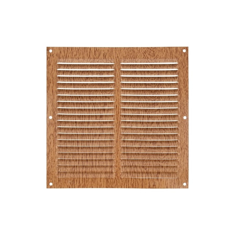 AMIG 20206  
 Rejilla ventilación 3  
 200 x 200 mm  
 Aluminio  
 Haya