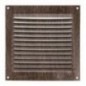 AMIG 20208  
 Rejilla ventilación 3  
 150 x 150 mm  
 Aluminio  
 Wengué