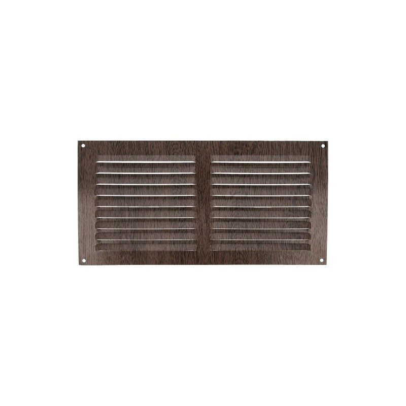 AMIG 20209  
 Rejilla ventilación 3  
 150 x 300 mm  
 Aluminio  
 Wengué