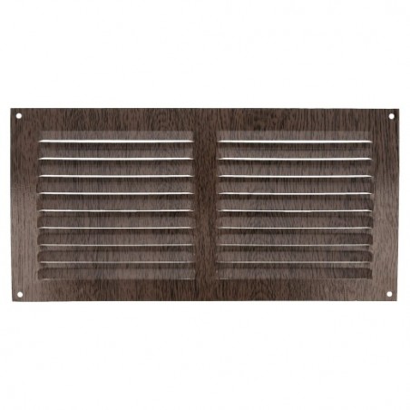 AMIG 20209  
 Rejilla ventilación 3  
 150 x 300 mm  
 Aluminio  
 Wengué