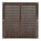 AMIG 20211  
 Rejilla ventilación 3  
 200 x 200 mm  
 Aluminio  
 Wengué