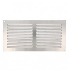 AMIG 20214  
 Rejilla ventilación con mosquitera 3  
 150 x 300 mm  
 Aluminio  
 Plata