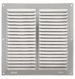 AMIG 20216  
 Rejilla ventilación con mosquitera 3  
 200 x 200 mm  
 Aluminio  
 Plata