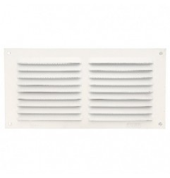AMIG 20217  
 Rejilla ventilación con mosquitera 3  
 100 x 200 mm  
 Aluminio  
 Blanco