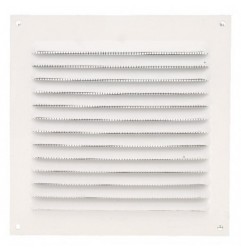 AMIG 20218  
 Rejilla ventilación con mosquitera 3  
 150 x 150 mm  
 Aluminio  
 Blanco