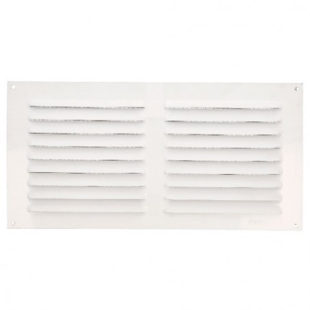 AMIG 20219  
 Rejilla ventilación con mosquitera 3  
 150 x 300 mm  
 Aluminio  
 Blanco