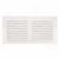 AMIG 20219  
 Rejilla ventilación con mosquitera 3  
 150 x 300 mm  
 Aluminio  
 Blanco
