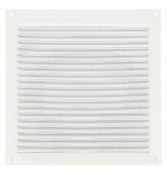 AMIG 20220  
 Rejilla ventilación con mosquitera 3  
 170 x 170 mm  
 Aluminio  
 Blanco